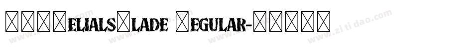VTCBelialsBlade Regular字体转换